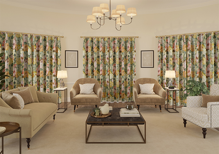 Amelia Faux Silk, Honeydew - Made to Measure Curtain - Image 15